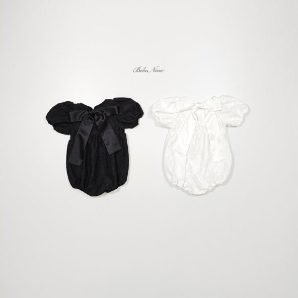 <b>｜BABY ｜Bebe nine 連身衣</b>Summer 샤인 리본 슈트 70-100cm