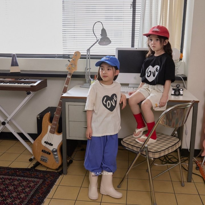 <b>Black bean上衣</b>Summer 하트티  80-120cm