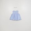 <b>Bebe nine上衣</b>Summer 체크 프릴 블라우스 70-120cm