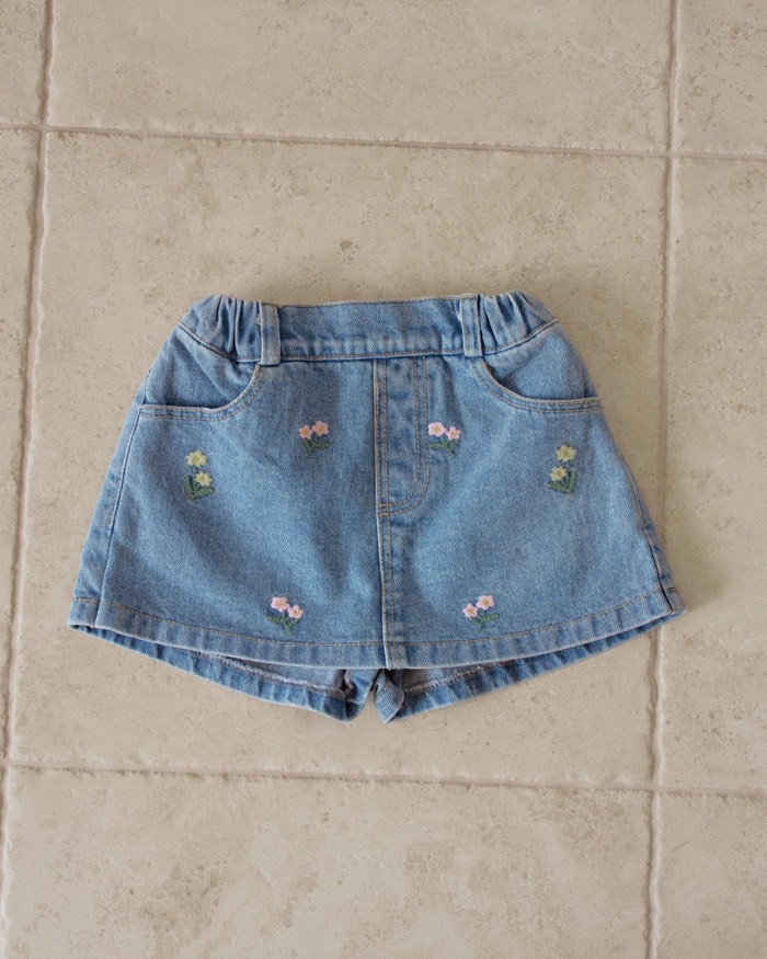 <b>momoann褲子</b>Summer 플로아 청 90-140cm