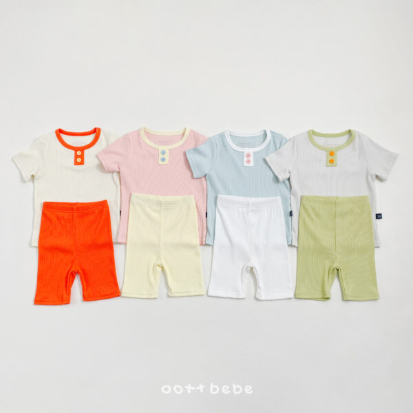 01-2 <b>OOTTBEBE套裝</b>Summer 캔디슈가실내복 75-120cm