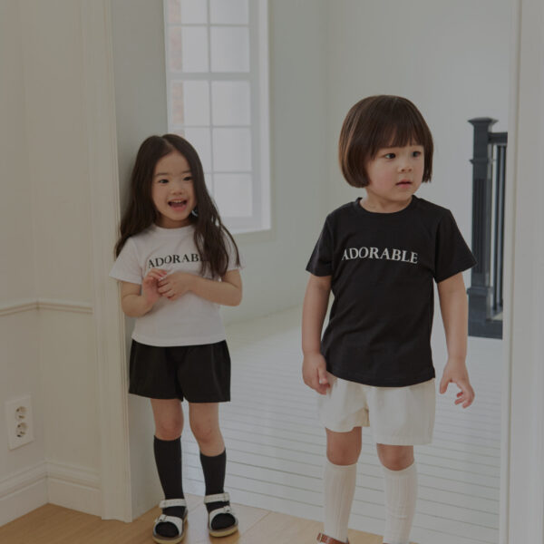 0323 라라랜드0449 <b>|Kids| Lala land褲子</b>Summer 심플 코튼 반바지 75-120cm