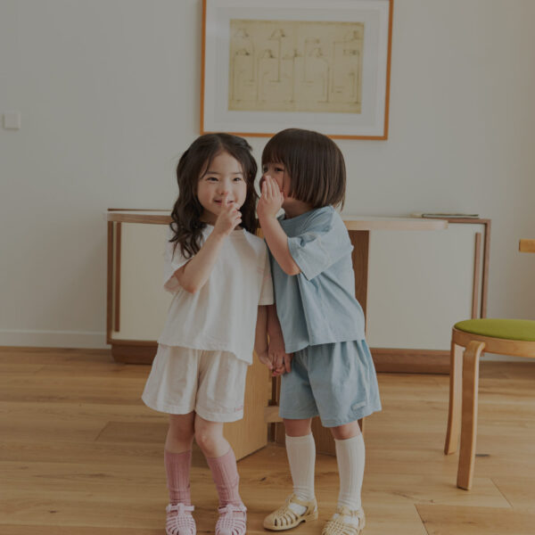 0324 라라랜드2420 <b>|Kids| Lala land褲子</b>Summer 배색 포인트 반바지 75-120cm