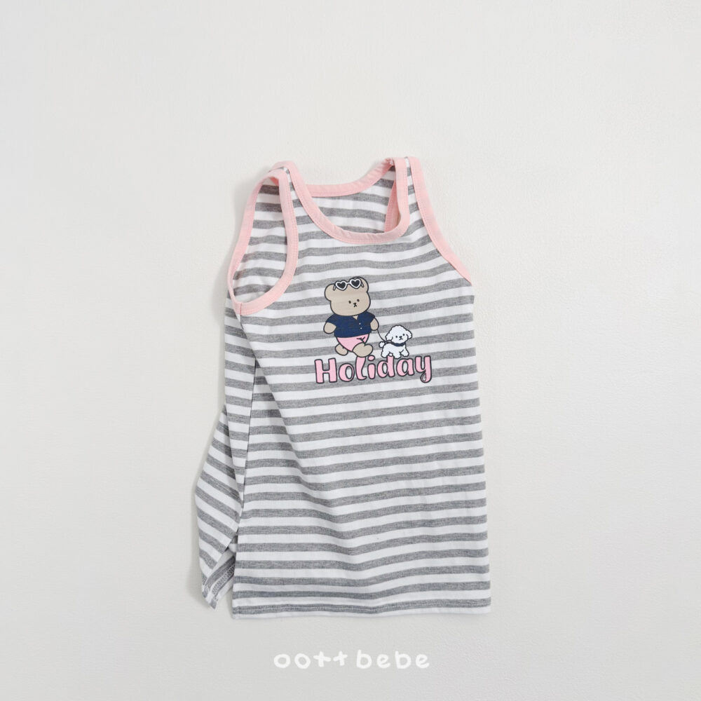 <b>OOTTBEBE背心</b>Summer 홀리데이나시원피스 75-120cm