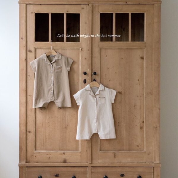 1 <b>|BABY| Mkids連身衣</b>Summer 마요린넨슈트 3-18M
