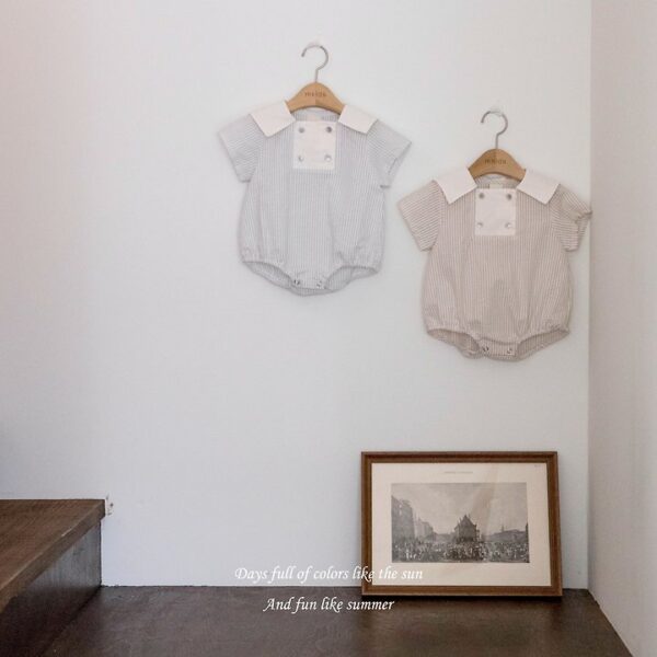 1 <b>|BABY| Mkids包屁衣</b>Summer 헤일리슈트 3-18M