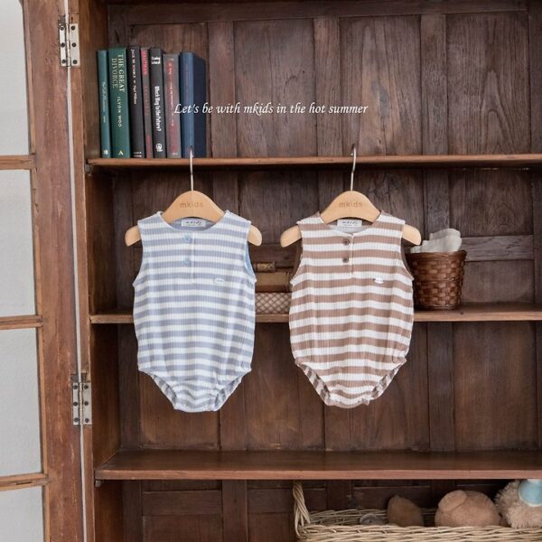 1 <b>|BABY| Mkids包屁衣</b>Summer 이안슈트 3-18M