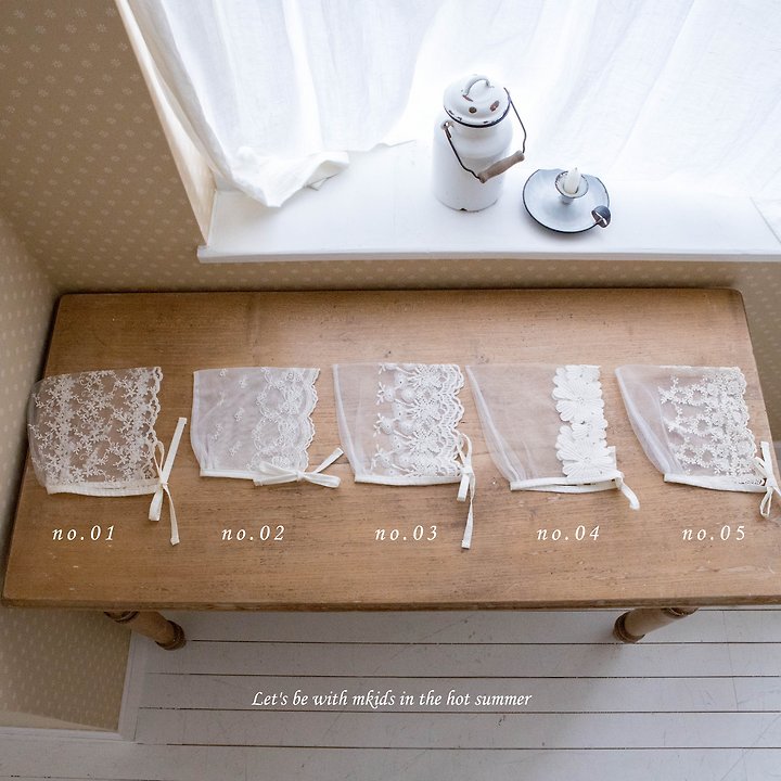 1 <b>|BABY| Mkids髮飾</b>Summer 로제뜨보넷 FREE(3-24m)