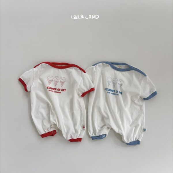 1 <b>|BABY| LaLa land連身衣</b>Summer 아이스크림 슈트 65-82cm
