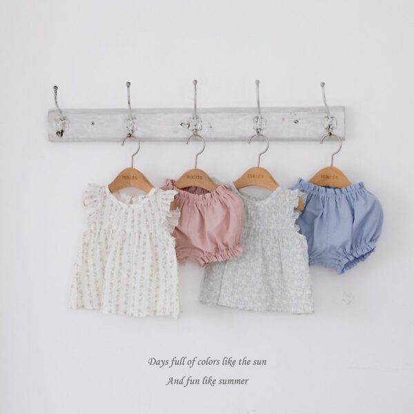 1 <b>|Kids| Mkids套裝</b>Summer로렌프릴세트 65-115cm