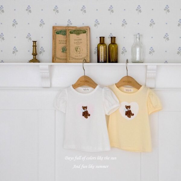 1 <b>|Kids| Mkids上衣</b>Summer 러브베어티 65-115cm