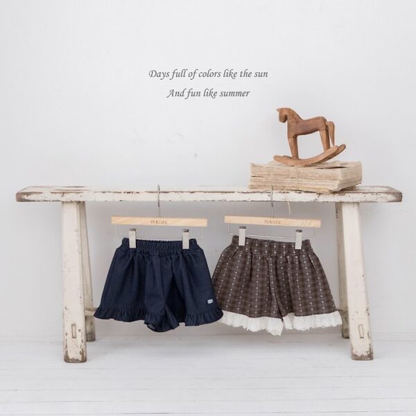 1 <b>|Kids| Mkids褲裙</b>Summer 벨프릴팬츠 65-115cm