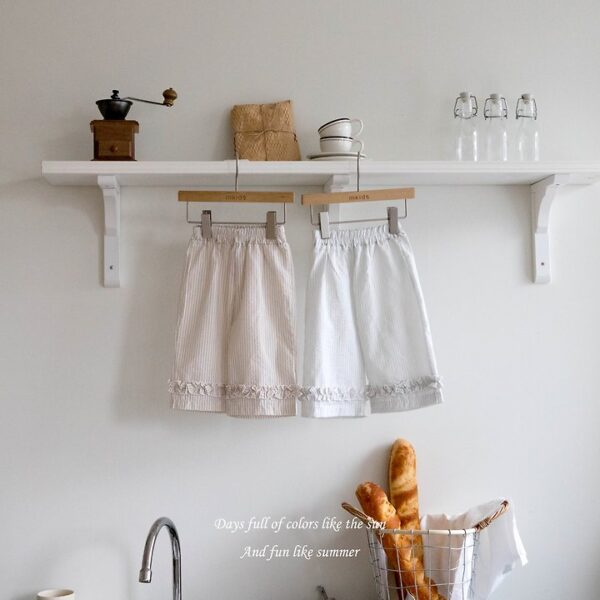 1 <b>|Kids| Mkids褲子</b>Summer 헤일리프릴팬츠 65-115cm