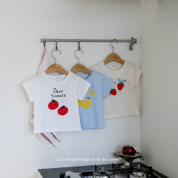 1 <b>|Kids| Mkids上衣</b>Summer 프룻티 65-115cm