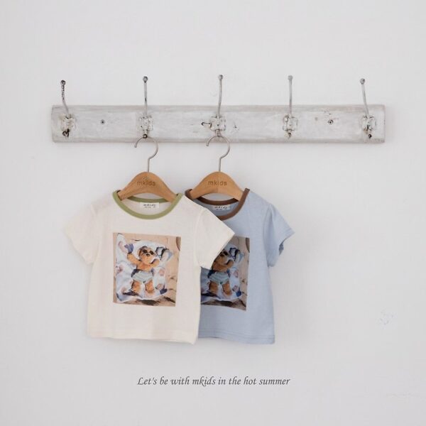 1 <b>|Kids| Mkids上衣</b>Summer 파라다이스티 65-115cm