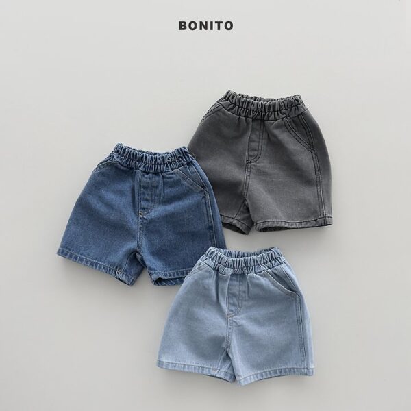 1 <b>BONITO褲子</b>Summer 5부데님팬츠 70-140CM