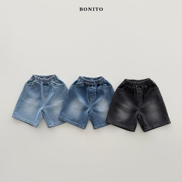 1 <b>BONITO褲子</b>Summer 버뮤다브러쉬데님팬츠 70-140CM