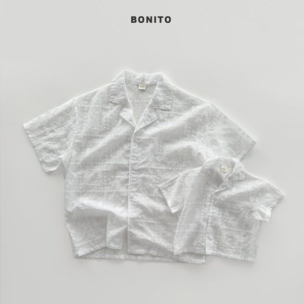 1 <b>BONITO親子裝</b>Summer 시스루셔츠 70-140CM