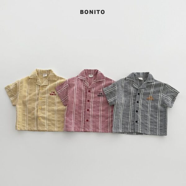 1 <b>BONITO襯衫</b>Summer 투게더릴리셔츠 70-140CM