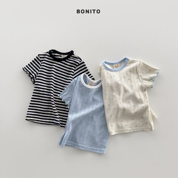 1 <b>BONITO上衣</b>Summer 블룸아일렛티 70-140CM