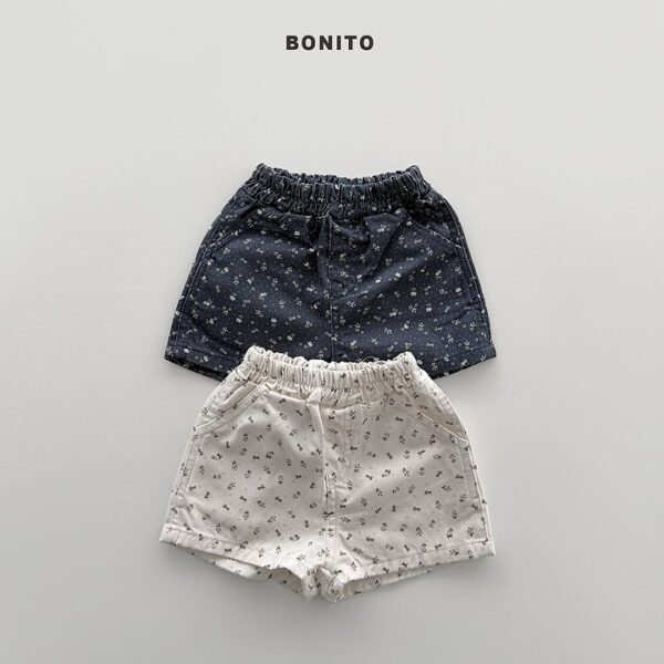 1 <b>BONITO褲子</b>Summer 플라워쇼츠 70-140CM