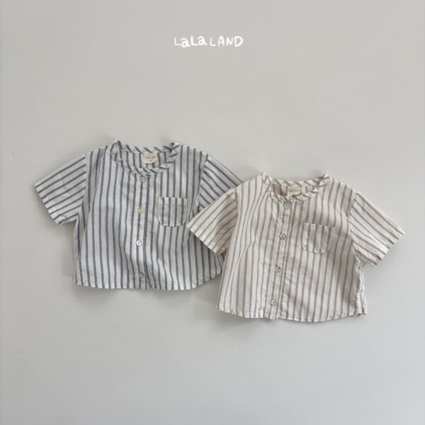 1 <b>|BABY| LaLa land上衣</b>Summer 빠삐용 셔츠 65-82cm