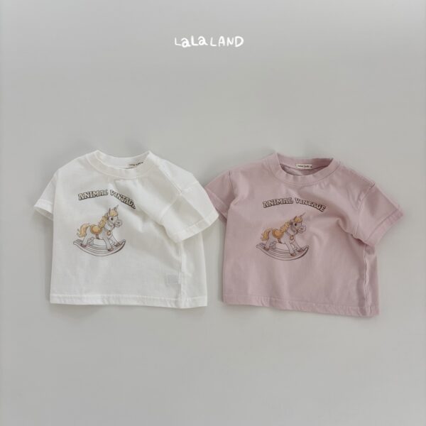 1 <b>|BABY| LaLa land上衣</b>Summer 유니콘 반팔티 65-82cm