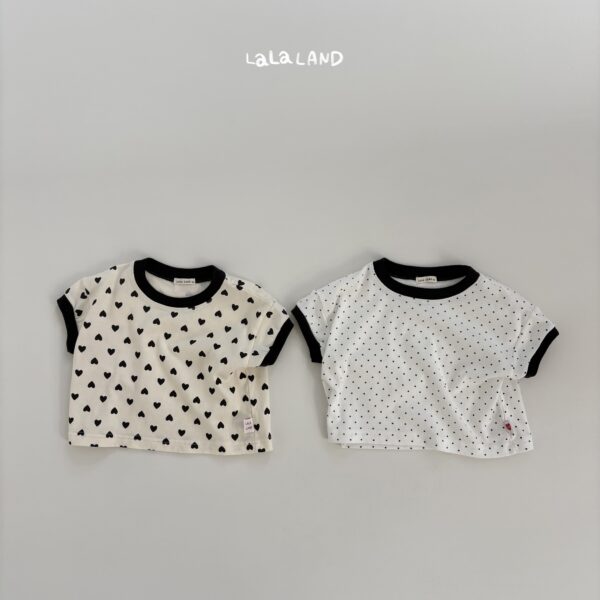 1 <b>|BABY| LaLa land上衣</b>Summer 하트땡 티셔츠 65-82cm