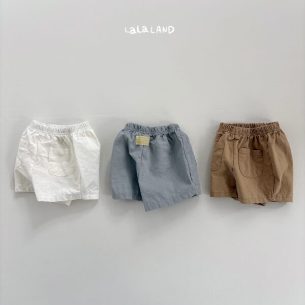 1 <b>|BABY| LaLa land褲子</b>Summer 포켓 코튼반바지 65-82cm