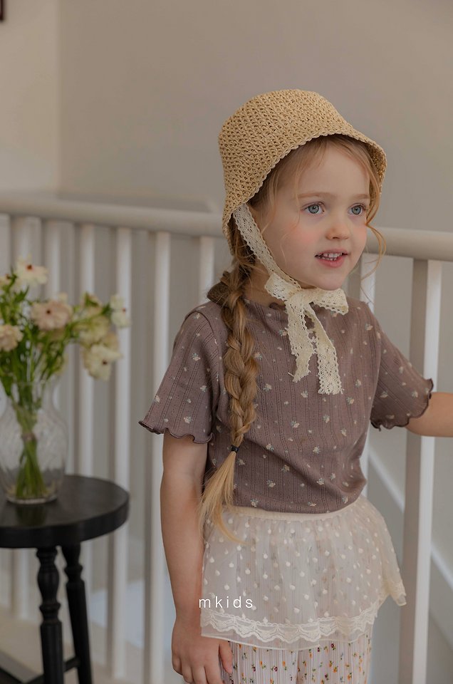 12 <b>|BABY| Mkids帽子</b>Summer 릴리밀짚모자 FREE(3m-6y)