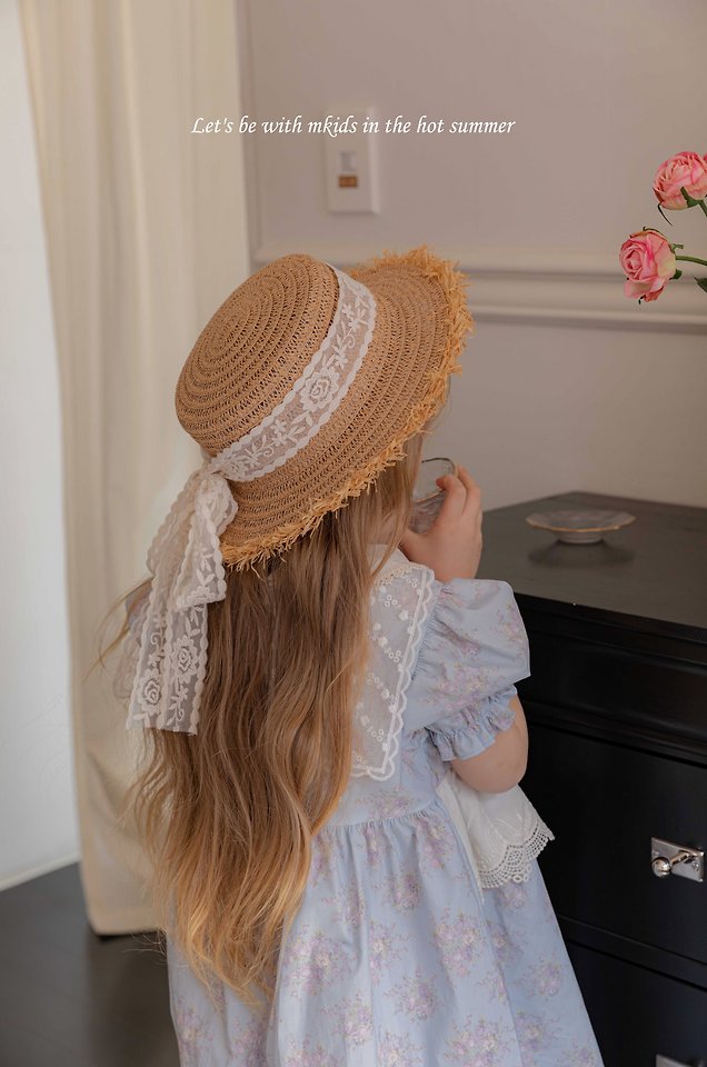 12 <b>|BABY| Mkids帽子</b>Summer 마요밀짚모자 FREE(3m-6y)