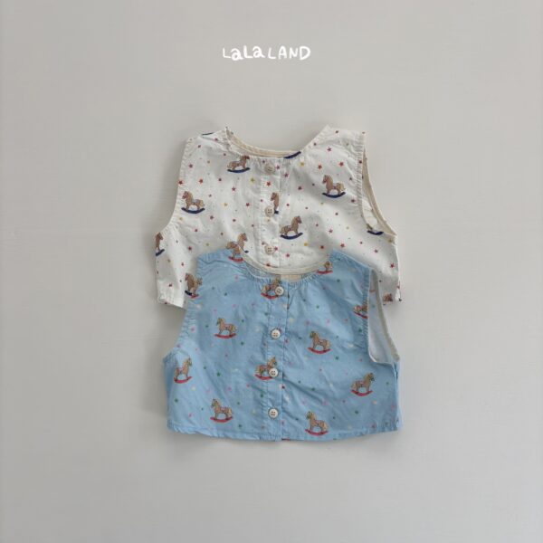 2 <b>|BABY| LaLa land背心</b>Summer 그림 나시블랑 65-82cm