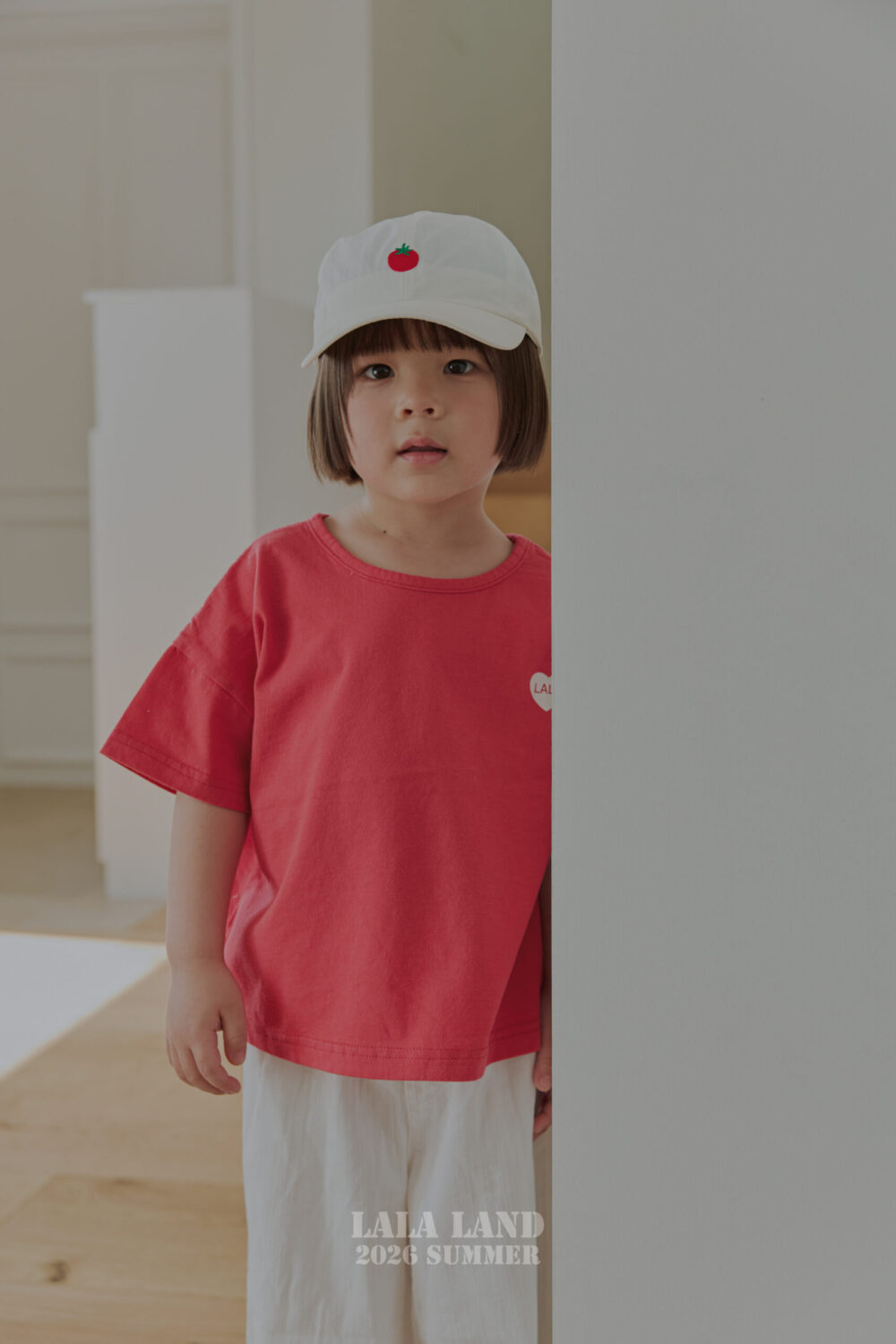 <b>｜Kids｜ Lala land上衣</b>Summer 라라하트 반팔 티 75-120cm