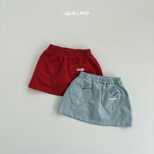 2 <b>|Kids| Lala land裙子</b>Summer 하트 미니 스커트 75-120cm