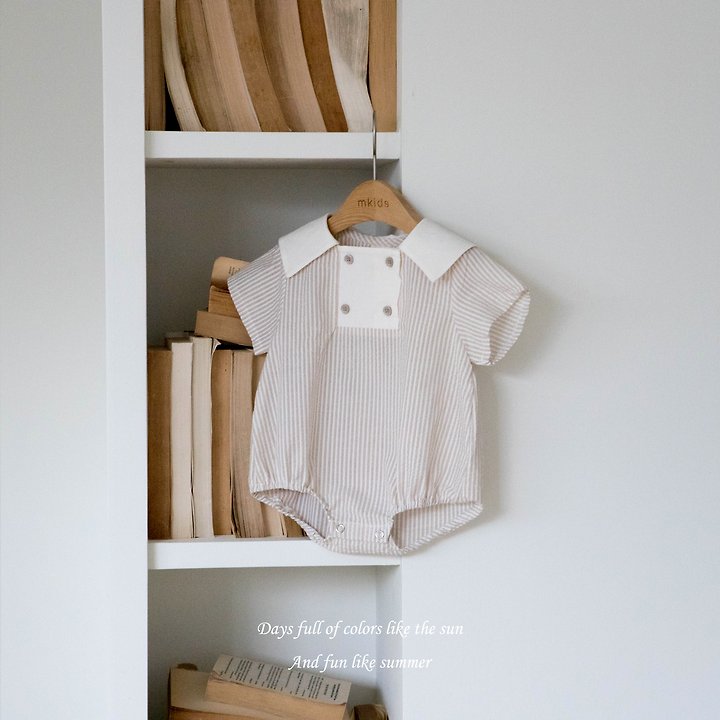 <b>｜BABY｜ Mkids包屁衣</b>Summer 헤일리슈트 3-18M