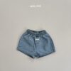<b>｜Kids｜ Lala land褲子</b>Summer 포인트 데님 반바지 75-120cm