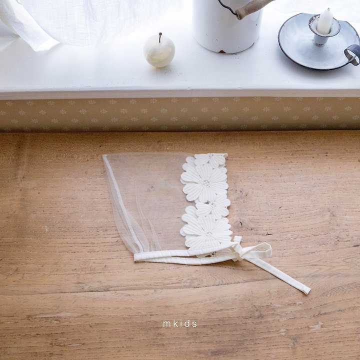 3 <b>|BABY| Mkids髮飾</b>Summer 로제뜨보넷 FREE(3-24m)