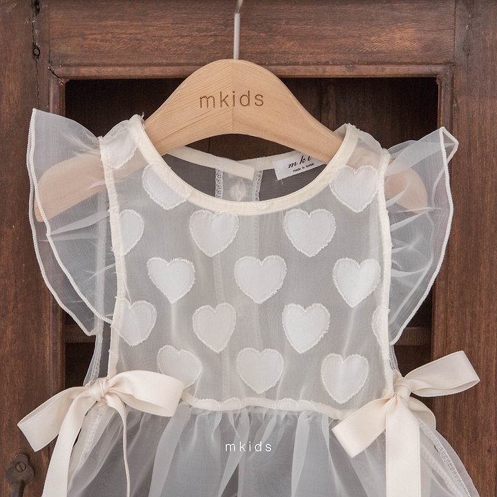 3 <b>|BABY| Mkids上衣</b>Summer 벨프릴뷔스티에 3m-4y