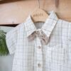 <b>｜BABY｜ Mkids包屁衣</b>Summer 크로플슈트 3-18M