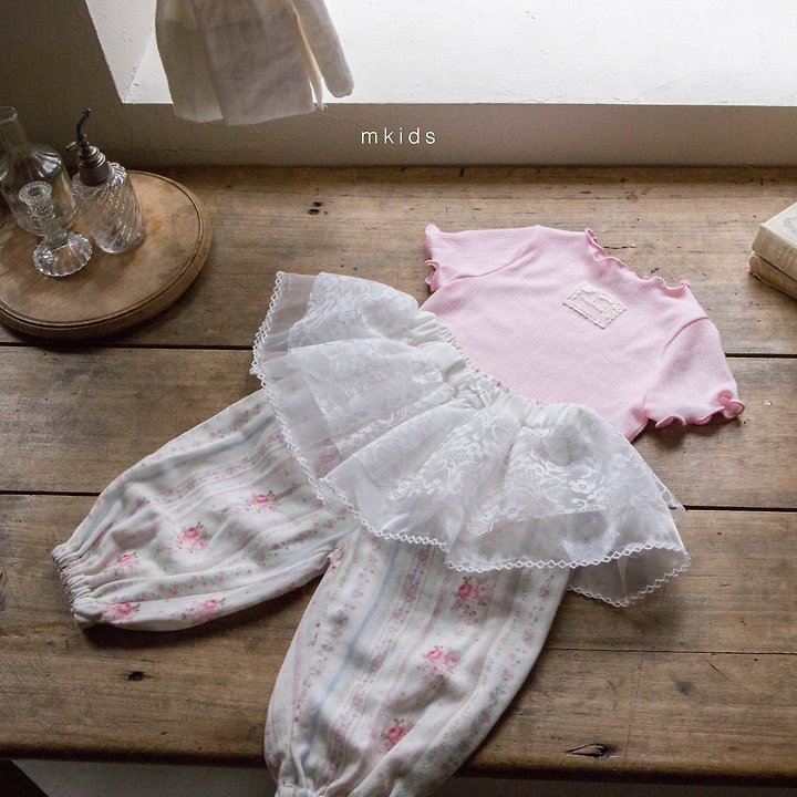 5 <b>|BABY| Mkids裙子</b>Summer 미아레이스스커트 FREE(3m-6y)