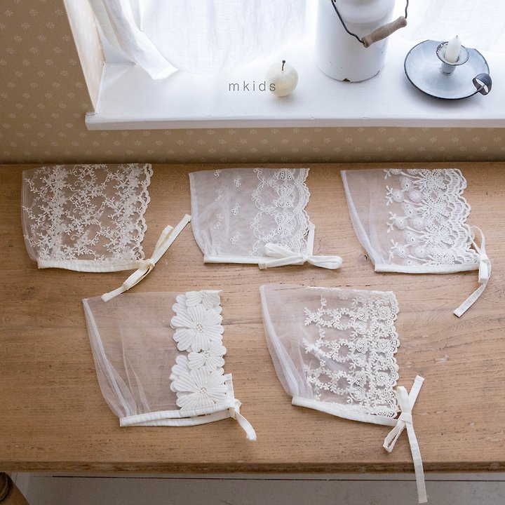 7 <b>|BABY| Mkids髮飾</b>Summer 로제뜨보넷 FREE(3-24m)