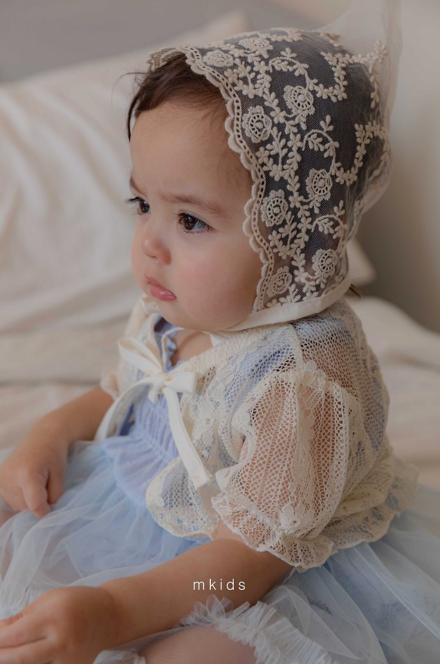 8 <b>|BABY| Mkids髮飾</b>Summer 로제뜨보넷 FREE(3-24m)