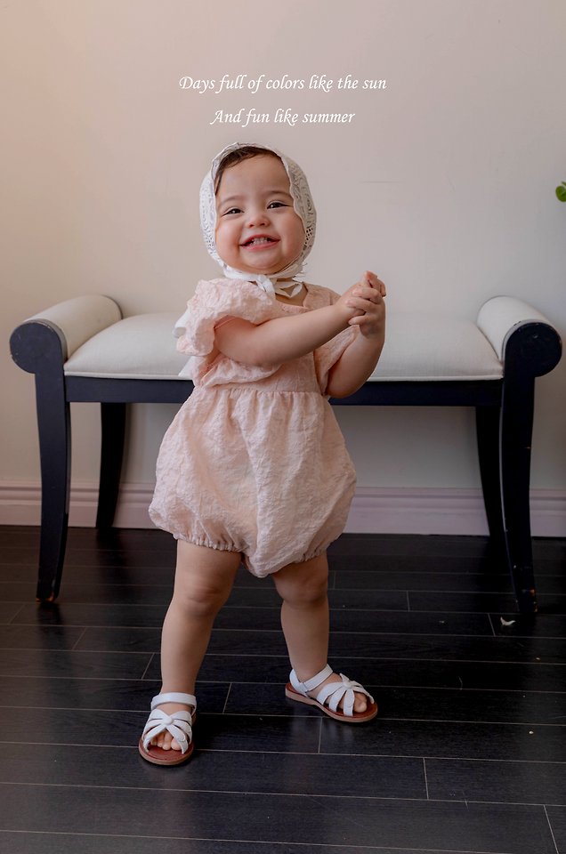<b>｜BABY｜ Mkids包屁衣</b>Summer 로즈슈트 3-18M