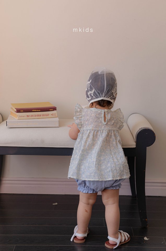 9 <b>|BABY| Mkids髮飾</b>Summer 로제뜨보넷 FREE(3-24m)