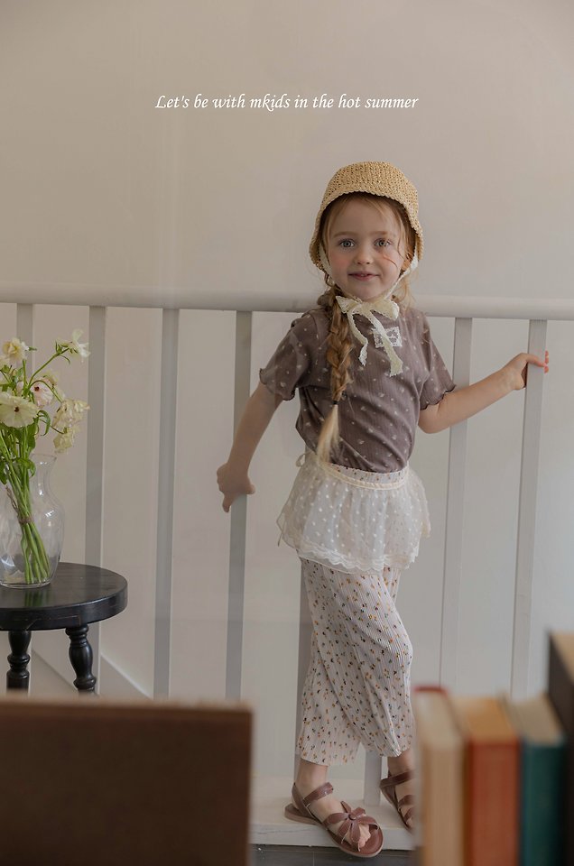 9 <b>|BABY| Mkids帽子</b>Summer 릴리밀짚모자 FREE(3m-6y)