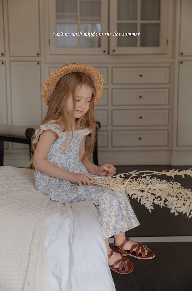 9 <b>|BABY| Mkids帽子</b>Summer 마요밀짚모자 FREE(3m-6y)