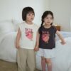 <b>｜Kids｜ Lala land上衣</b>Summer 러브래빗 나시티 75-120cm