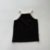 골지끈나시 검정1 <b>Aosta背心</b>Summer 골지끈나시 60-115cm