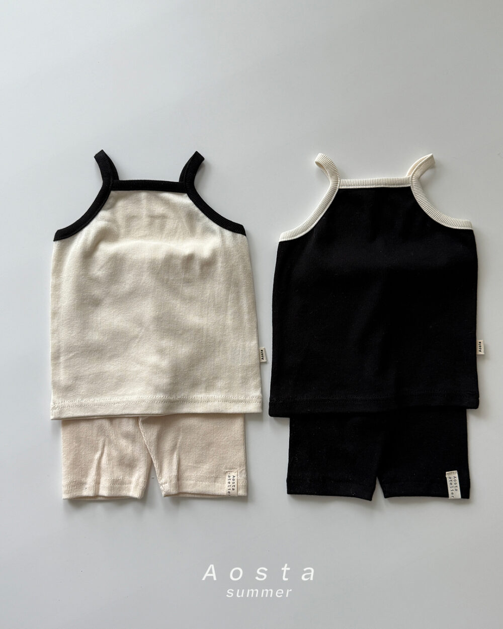 골지끈나시 아이3 <b>Aosta背心</b>Summer 골지끈나시 60-115cm