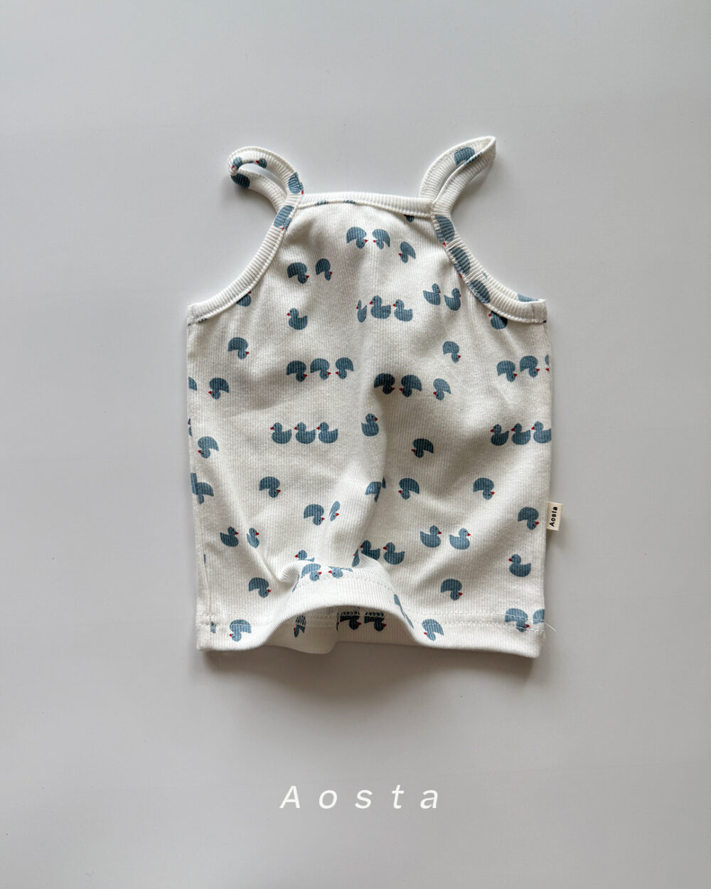 골지끈나시 오리1 <b>Aosta背心</b>Summer 골지끈나시 60-115cm